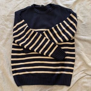 Onia cotton boat neck sweater
